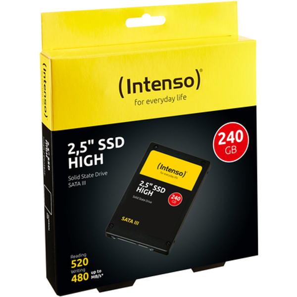 Intenso SSD Interno High 240Gb 2,5 Sata 6GB/S R/W 520/480 3813440-image