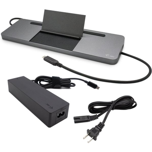 i-tec Usb-C Metal Ergonomic 4K 3X Display C31Flatpro100-image