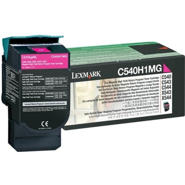 Lexmark Toner Magenta Alta Resa Ret.Prog C54X X54X 2K Pag C540H1Mg-image