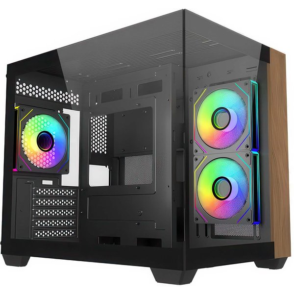 Cooler Master Case Elite 481 Wood, Nero E481-Khnn-S00-image