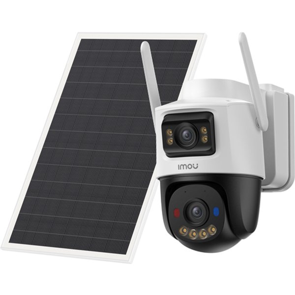 Imou Telecamera Da Interno/Esterno 4G E Wi-Fi A Batteria Ricaricabile Con Doppia Ottica Risoluzione Ipc-Sa70F-10M1T2-Eu/Fsp008-image