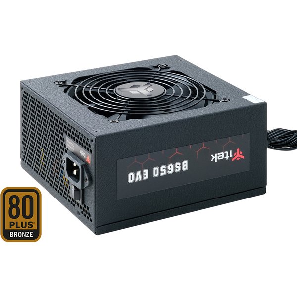 ITek Alimentatore Bs650 Evo - 650W, 80Plus Bronze, Pfc Attivo, Ventola Hdb 12Cm, Semi Modulare Itpsebs650-image