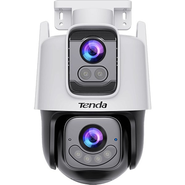 Tenda Wi-Fi Camera 6Mp,Dual-Lens Linkage, WI-FI6, Outdoor, Full Color, Pan-Tilt, Wall Mount RH9-WCA-image