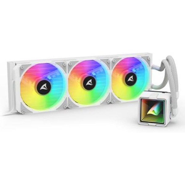 Sharkoon Liquid Cooling S100 Argb Aio White S100 White-image
