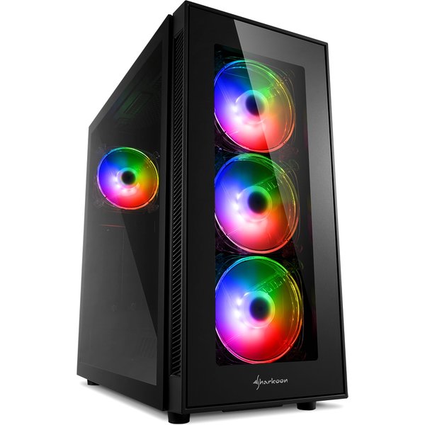 Sharkoon Case TG5 Pro Rgb, Atx, 2Xusb 3.0, 2Xusb 2.0, 7 Slots, TG5 RGB-image
