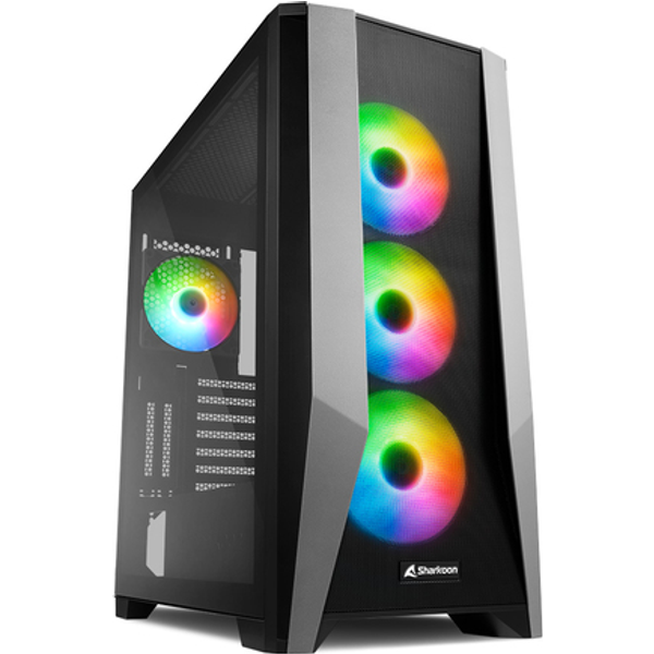 Sharkoon Case Tg7M Rgb Atx Vetro Temperato, 7 Slot Espansione, 3X120Mm Fan Front, 1X120Mm Rear Tg7M RGB-image
