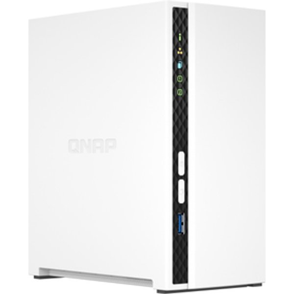 Qnap NAS Tower 2Bay Arm 4Core 2.0Ghz 2Xsata 6GB/S 3.5"/2.5" 2GB RAM On-Board 1Xgbe, 1Xusb3.2 Gen1, Capacita Max 18Tb A Bay TS-233-image