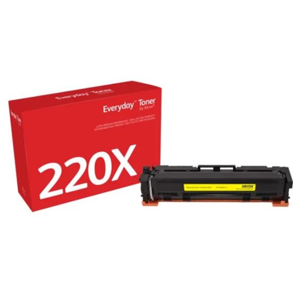 Xerox Everyday Yellow Toner Replaces Hp 220X (W2202X) High Capacity 006R05210-image