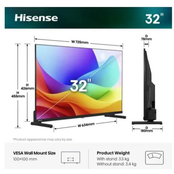 Hisense 32 A59S Qled Full HD Smart Vidaa 32A59S-image