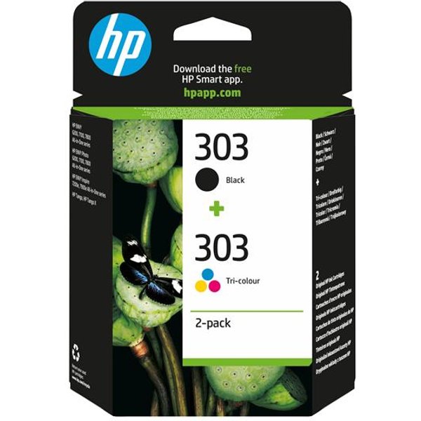 HP Confezione Da 2 Cartucce Di Inchiostro Nero/In Tricromia Originali 303 3YM92AE#LS1-image