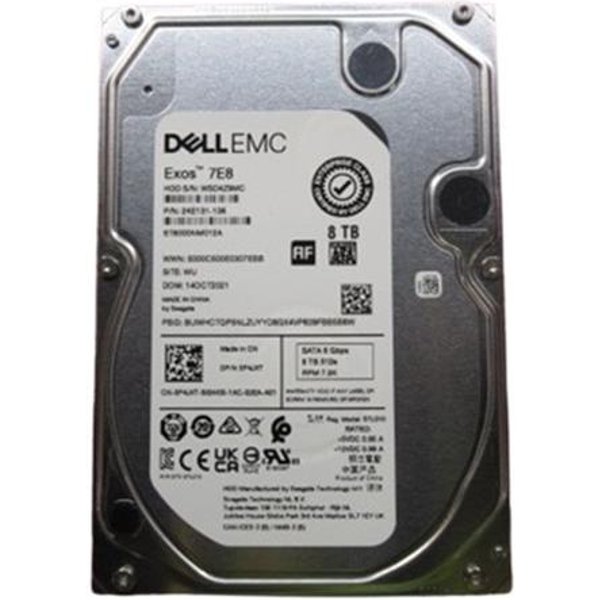 Dell 8TB Hard Drive Sata 6Gbps 7.2K Rpm 512E 3.5In Ck 400-BRDB-image