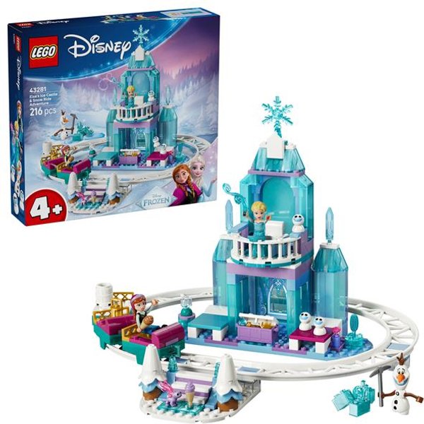 Lego Castello Di Ghiaccio Elsa E Avventura Sulla Neve 43281-image