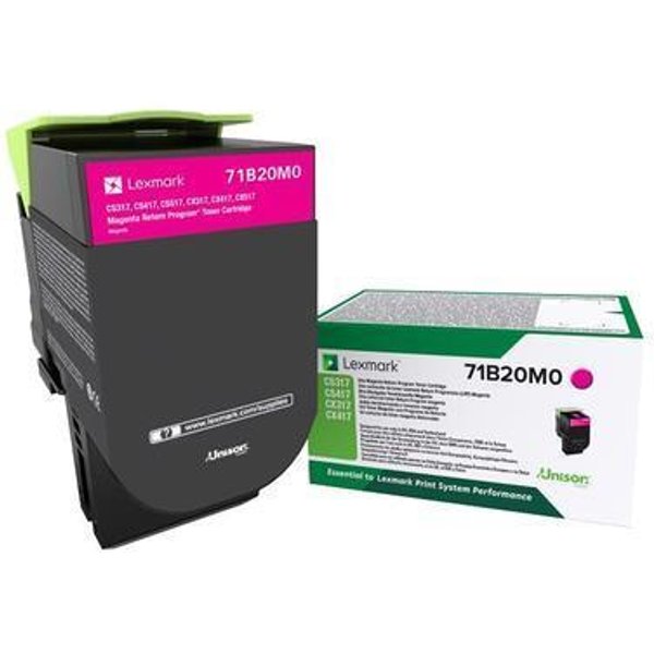 Lexmark CS/X317 Magenta Return Program Toner Cartridge 71B20M0-image