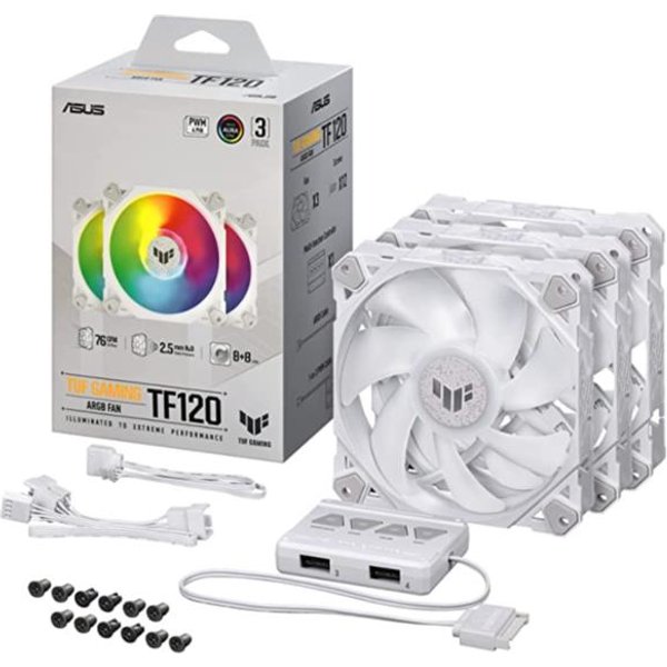 Asus Tuf Gaming TF120 Argb White 3IN1 90DA0033-B09030-image