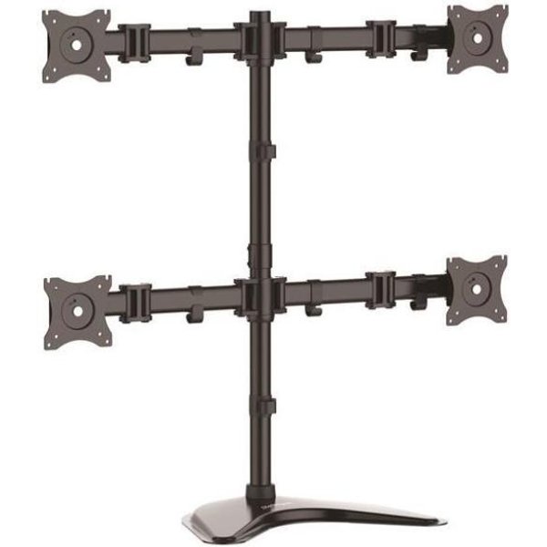 Startech Supporto Articolabile Vesa Per 4 Monitor - Stand Regolabile 4 Schermi Fino A 27 (8Kg) Armbarquad-image