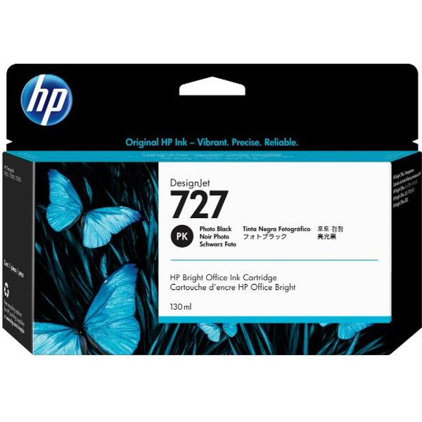 HP 727 130-Ml Photo Black Ink Cartridge B3P23A-image