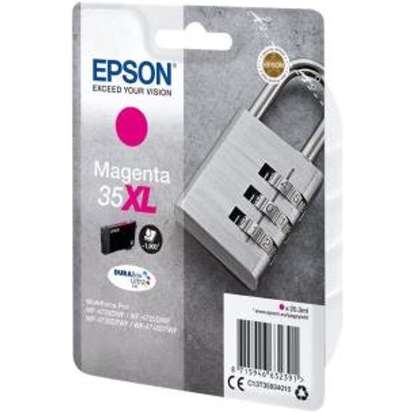 Epson Materiale Di Consumo Cartucce Inchiostro Durabrite Ultra 35XL Lucchetto Confezione Singola 1 X 20 3 Ml Magenta Xl Rf Am C13T35934020-image