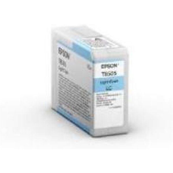 Epson Materiale Di Consumo Cartucce Inchiostro Ultrachrome HD T8505 Confezione Singola 1 X 80 0 Ml Ciano Chiaro C13T850500-image