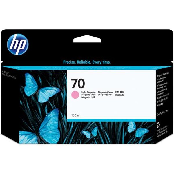 HP Cartuccia D Inchiostro 70 Magenta Chiaro, Da 130 Ml Con Vivera C9455A-image