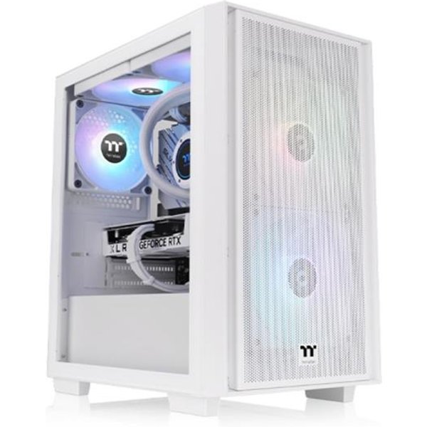 Thermaltake Versa H16 Tg Argb Snow/White/Win/Spcc/Tempered Glass 1/120Mm Lite White Fan 3/Brown Box CA-1Y8-00S6WN-01-image