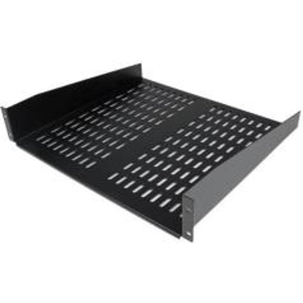 Startech Scaffale Cantilever 2U Per Montaggio A Rack - Universale Con Fessure Ripiano Armadio Fisso Pronfondità 16 22 Kg Cabshelfv-image