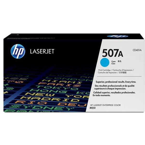 HP Toner Ciano 507A Laserjet CE401A-image