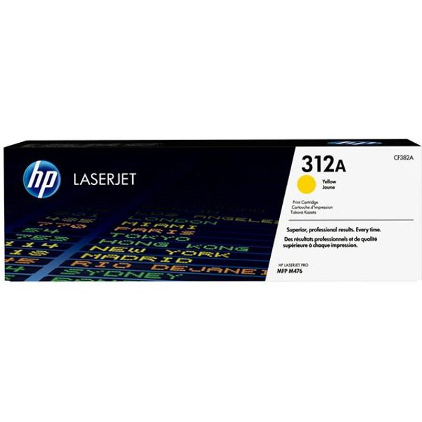 HP 312A Yellow Laserjet Toner Cartridge (CF382A) CF382A-image