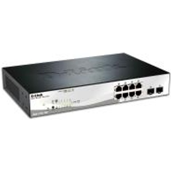 D-Link 10-PORT Gigabit Smart Managed Switch Including 2X Sfp Ports DGS-1210-10P-image