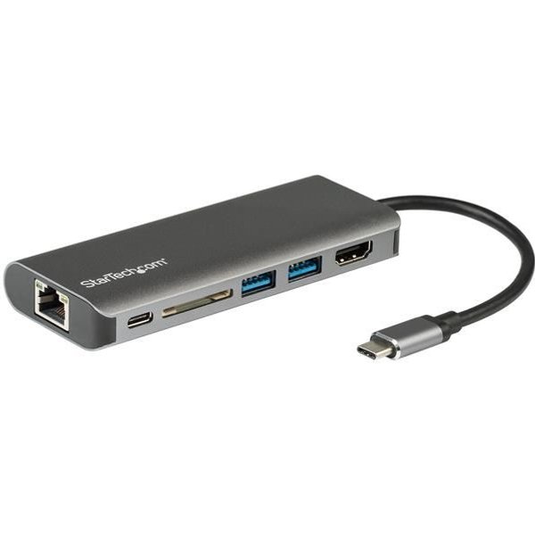 Startech Startech.Com Adattatore Usb-C Multiporta Con Hdmi - Sd 2Xa 1Xc PD3.0 Hub USB C A USB 3.0 2X Usb-A 1X 60W DKT30CSDHPD3-image