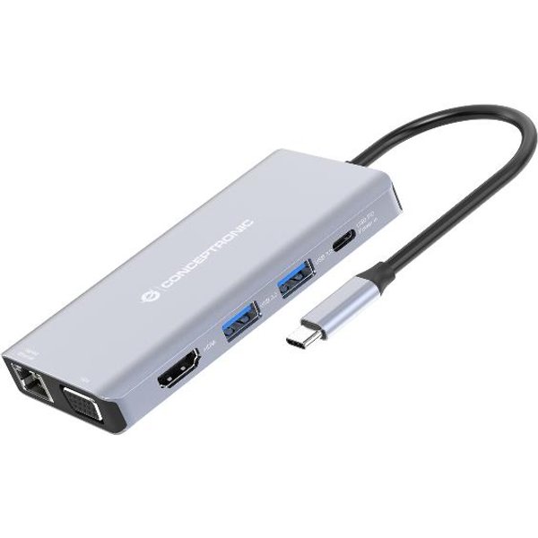 Conceptronic 10-IN-1 USB 3.2 Gen 1 Docking St. DONN20G-image