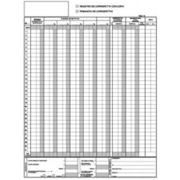 Edipro Registro Prima Nota Iva Corrispettivi 25X2 Autoricalcante F.To 29 7X23 E2102A-image