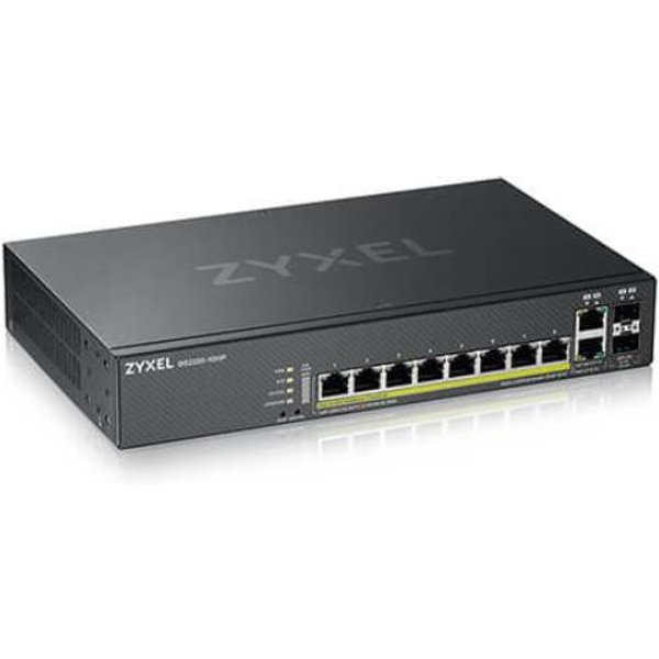 Zyxel GS2220-10HP - Nebulaflex Switch Managed Layer 3 Lite 8 Porte Gigabit POE (Erogazione POE Fino A 180W) + 2 Dual Personality GS2220-10HP-EU0101F-image