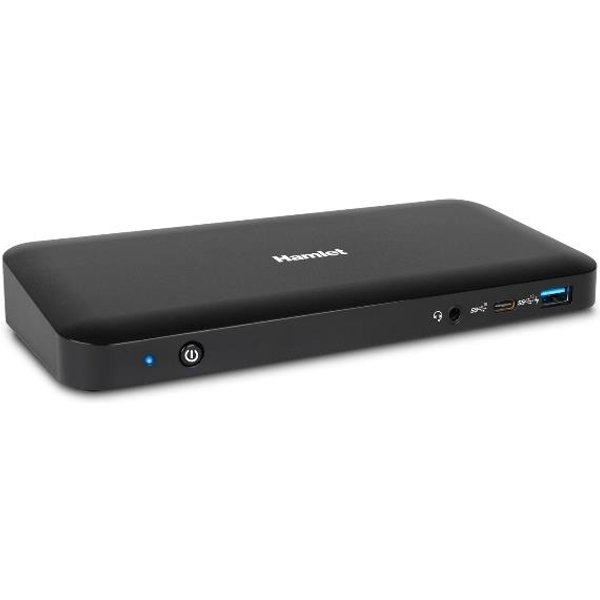 Hamlet Docking Station Power Delivery (Pd) 85W Triple Display Hdmi +2Xdp + 4USB 3.1 Gen2 LAN Audio HDOCKS600C-image