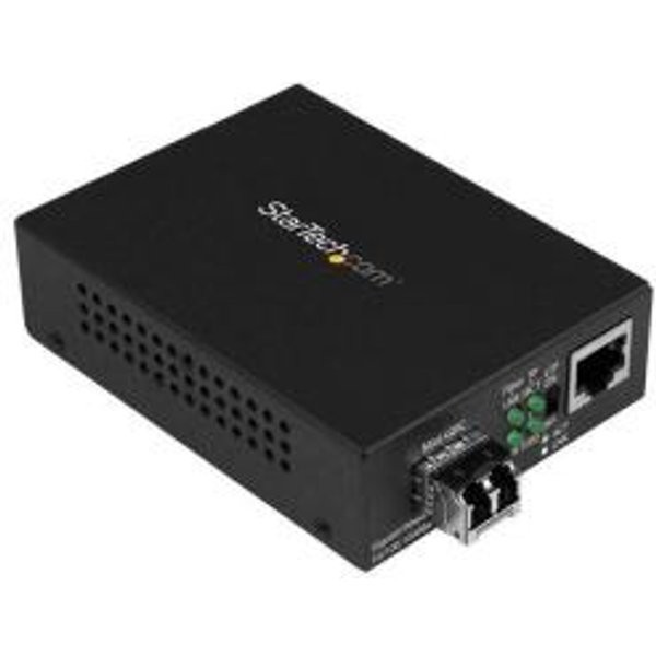 Startech Convertitore Multimediale Compatto Gigabit Ethernet A Fibra Multimodale - 850 Nm Lc 550 M MCM1110MMLC-image