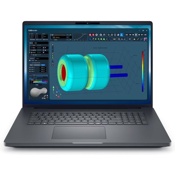 Dell Pro Max 18 Plus MB18250/U7-265HX/32GB/1TBSSD/18 Qhd+/Ircammic//Nvidia Rtx 2000/FGRPR/SMTCD/NFC/6CELL/NOAC/NOPCORD/WLAN/VPRO/BLKB PRM7Y-image