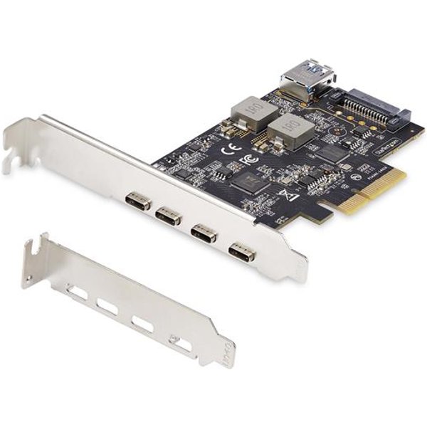 Startech Scheda Pcie USB A 5 Porte USB 3.2 10GBPS 4X USB-C/1X Usb-A PS4C3IA3-USB-C-CARD-image