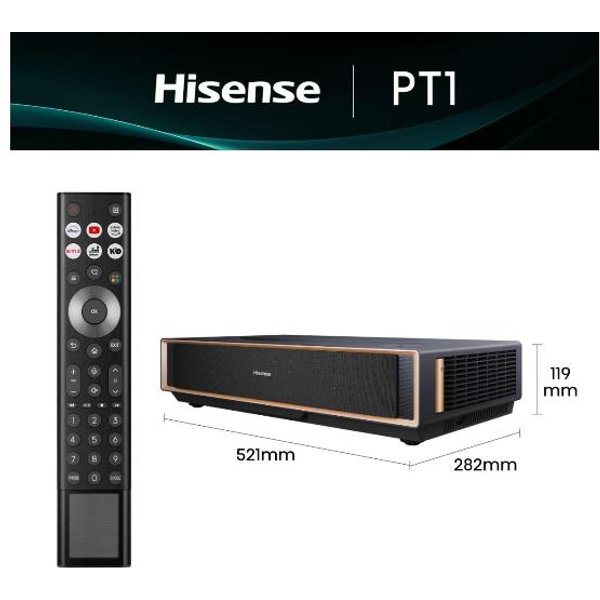 Hisense Laser TV PT1 80-150 4K UHD Triplo PT1-image