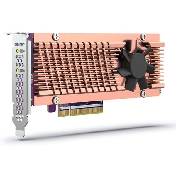 Qnap Dual M.2 Pcie SSD Expansion Card QM2-2P-384A-image