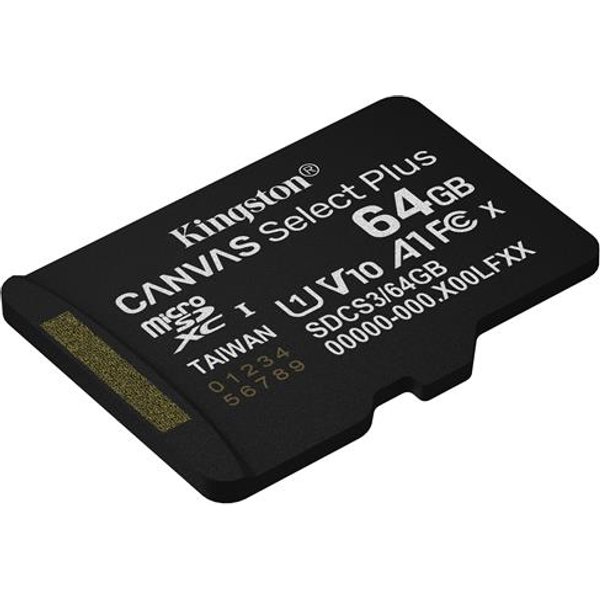 Kingston 512GB Microsdxc Canvas Select Plus Gen3 150R A1 Single Pack W/O Adp SDCS3/512GBSP-image