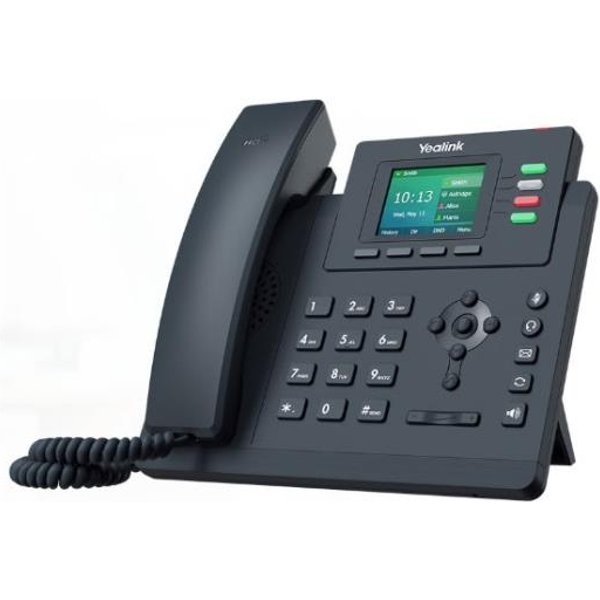 Yealink Telefonia SIP-T33G Ip PHONE-4 Sip Account POE 2 Porte Gigabite 4 Tasti Blf (Per Alimentatore Ac: PD-T21T19-PHONE) SIP-T33G-image