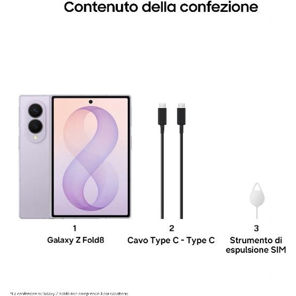 Samsung Galaxy FOLD8 12+256GB Lilla SM-F971BLVBEUE-image