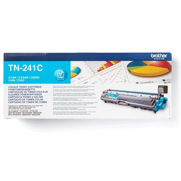 Brother Toner Ciano HL3140CW-3150CDW-3170CDW Durata 1400 Pagine TN241C-image