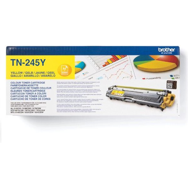 Brother Toner Giallo HL3140CW-3150CDW-3170CDW Durata 2200 Pagine TN245Y-image