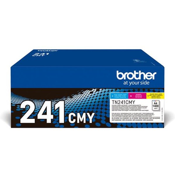 Brother Bundle Composto Da 3 Toner (Ciano Magenta Giallo) 1.400 Pagine TN241CMY-image