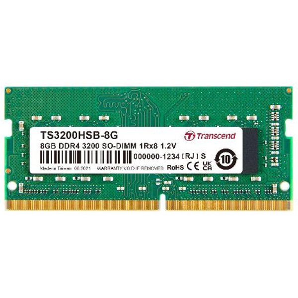 Transcend 8GB Ts DDR4 3200 So-Dimm TS3200HSB-8G-image