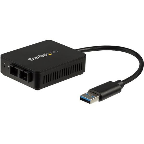 Startech Convertitore Da USB A Fibra Ottica - 1000Base-Sx Sc Multimodale Adattatore Di Rete Gigabit Ethernet USB 3.0 (US1GA30SXSC) US1GA30SXSC-image
