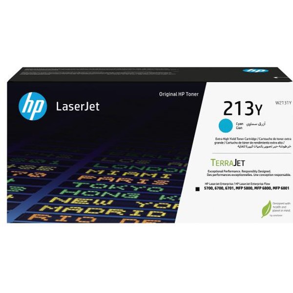 HP Cartuccia Toner Originale Ciano Ad Altissima Capacità Laserjet 213Y W2131Y-image