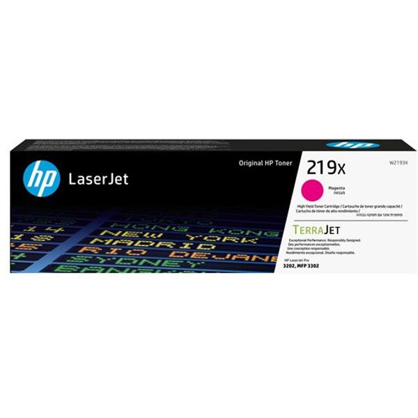 HP 219X High Yield Magenta Original Laserjet Toner Cartridge W2193X-image