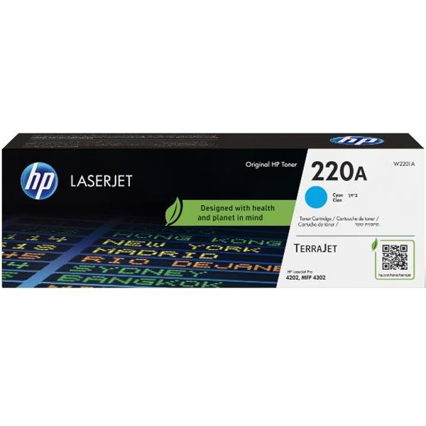HP Cartuccia Toner Originale Ciano Laserjet 220A W2201A-image