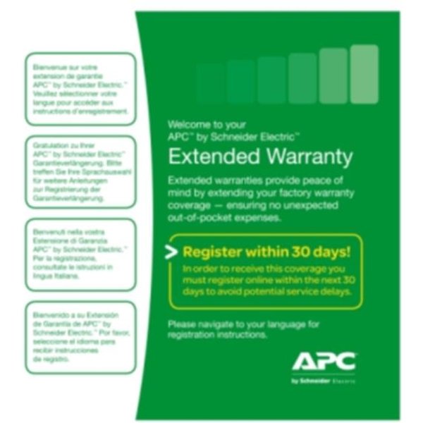 APC (1) Year Extended Warranty For (1) Easy UPS Srv/Srvs Level 01 WBEXTWAR1YR-SE-01-image